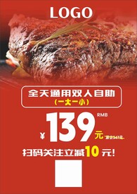 牛排海报