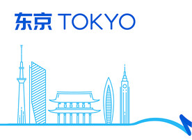 日本东京地标建筑矢量