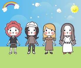 矢量小朋友 