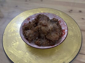 客家菜肴米末肥肉