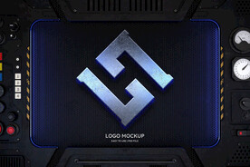 科技感LOGO样机 