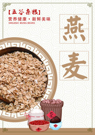 燕麦五谷杂粮海报