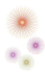 节日春节中秋节烟花礼花礼炮矢量
