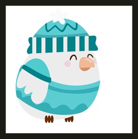 手绘小鸟鸟类