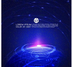 科技背景 蓝色