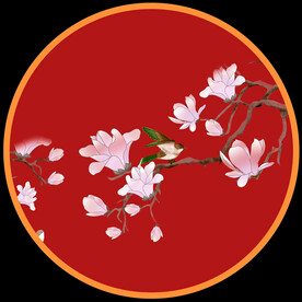 中式婚礼  中午屋檐  双喜 