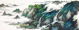 高山流水图