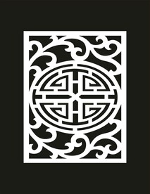 中式镂空隔断