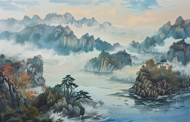 国画山水