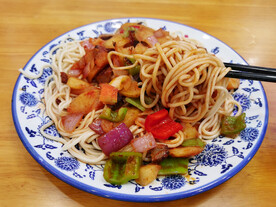 土豆青椒面