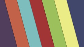 彩色几何抽象造型