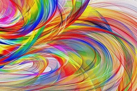 彩色涂鸦抽象纹理