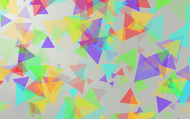 撞色几何抽象造型