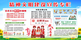精神文明宣传栏