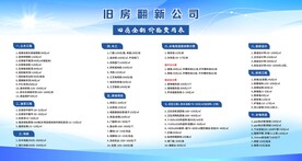 旧房翻新价格费用表