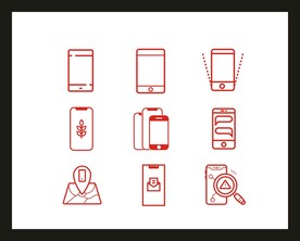 电话标识图标 
