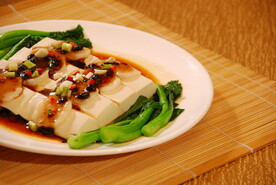 元贝蒸豆腐 