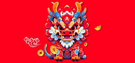 红色展板素材