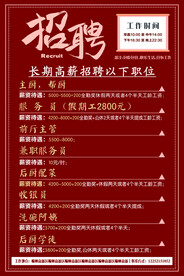 招聘海报