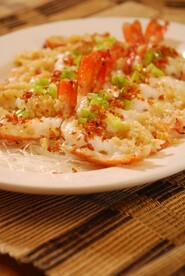 蒜蓉虾 开边虾