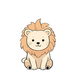 卡通小狮子