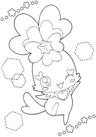 黑白手绘精灵