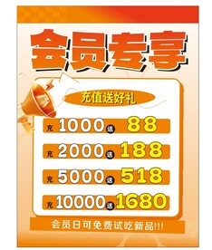会员充值