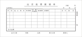 出差旅费报销单