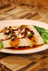 元贝蒸豆腐 