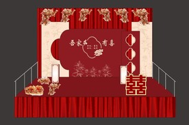 婚礼背景 婚礼舞台 结婚桁架