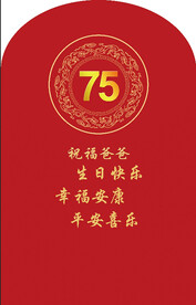 75岁展板