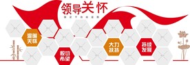 领导关怀文化墙