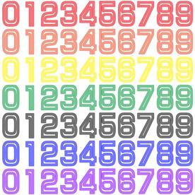 号码 球号 数字