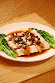 元贝蒸豆腐 