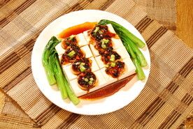 元贝蒸豆腐 