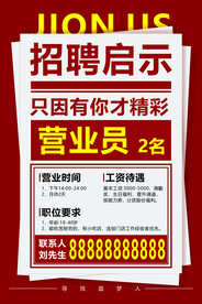 招聘启示