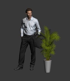 人物植物3d模型