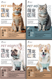 宠物店萌宠系列海报