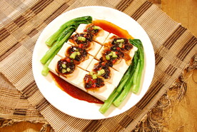元贝蒸豆腐 
