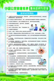 公民健康素养海报