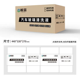 玻璃水包装箱