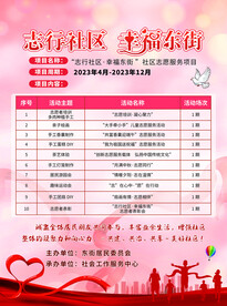 志愿者招募宣传单