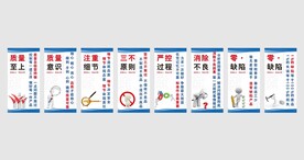 企业质量意识相关标语挂画