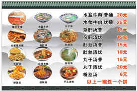 水盆羊肉价目表