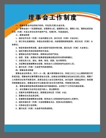 理事会工作制度