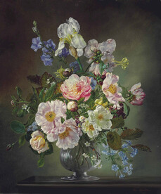 花卉静物油画         