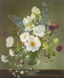 花卉静物油画         
