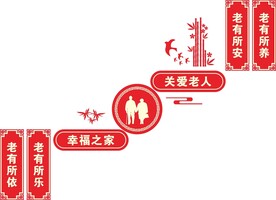 养老院文化墙