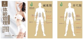 体型管理 减肥 减重海报