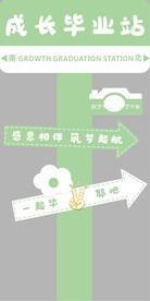 毕业指示牌